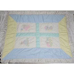 Beatrix Potter Original Quiltex Peter Rabbit Baby Crib Comforter Made USA